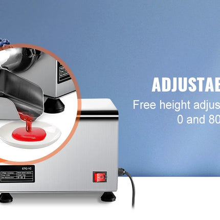 SucceBuy Passapomodoro elettrico 370W, Passapomodoro commerciale in acciaio inossidabile, Pressa e passino 90-160 Kg/H