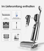 Tineco Floor One S5 Combo Smarter Nass-/Trockensauger mit iLoop-Technologie, 5-in-1 Nasssauger für Tierhaare, Hartböden, LED-Display, Wi-Fi