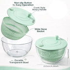 7-teiliges multifunktionales Salatschleuder-Set, Gemüsewascher, Gemüsehacker, Gemüseschneider, Reibe, Salatschüssel mit Deckel, Küchenhelfer