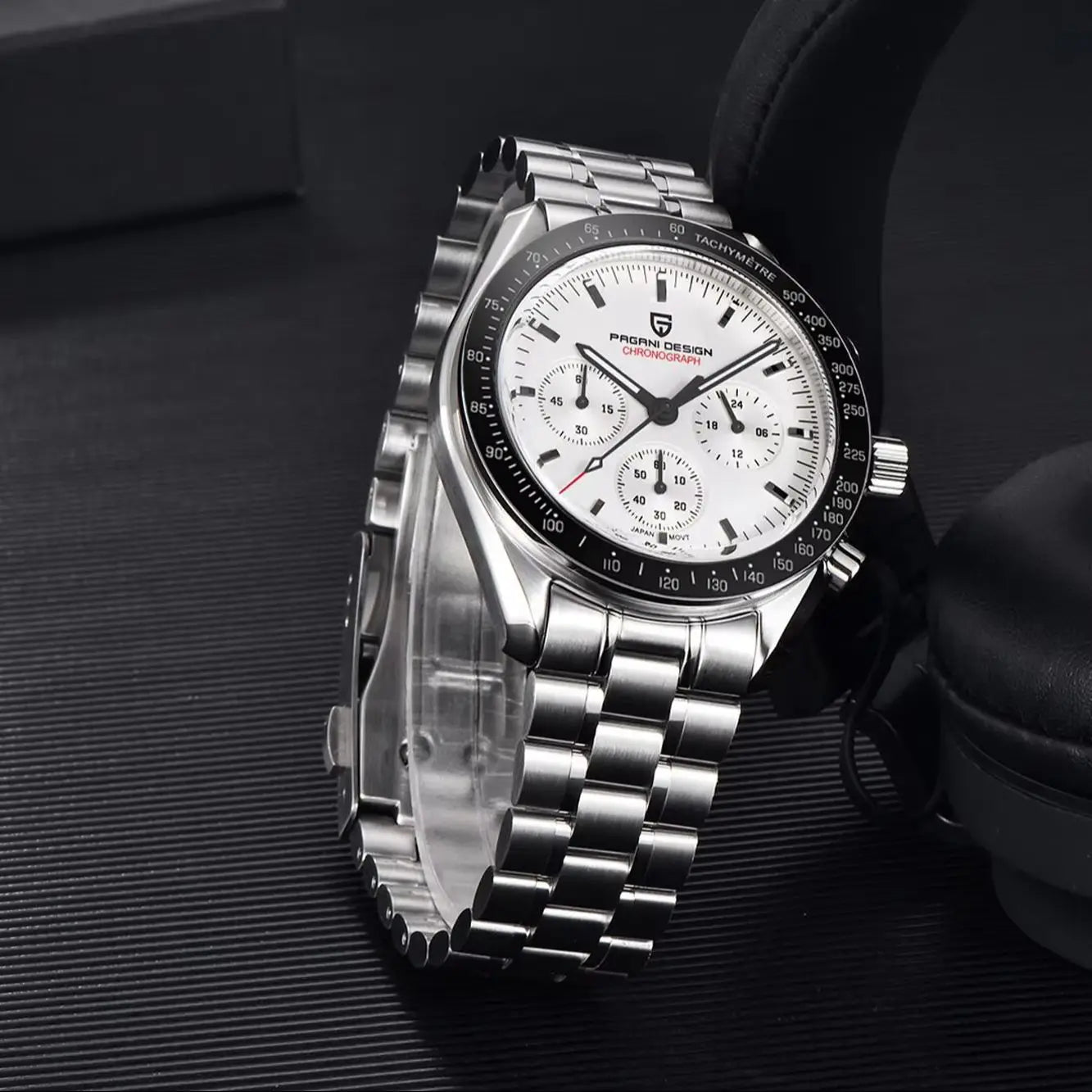 Nuovo Orologio PAGANI DESIGN Moon 2026, Orologio al Quarzo di Lusso alla Moda per Uomo, Cronografo Sportivo in Acciaio Inossidabile