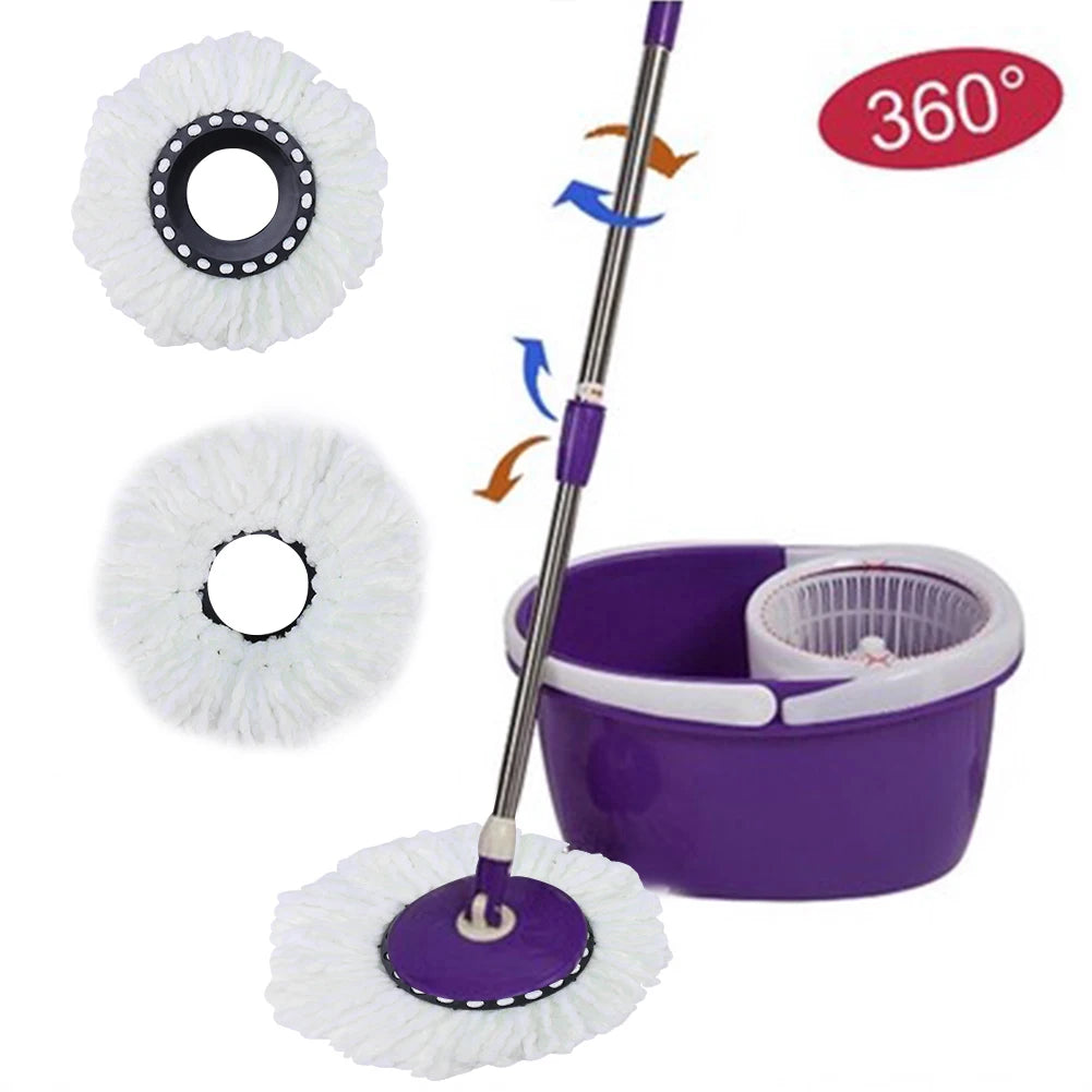 Rotierender Mikrofaser-Mop-Ersatzkopf, tragbares Multifunktionszubehör für die Haushaltsreinigung