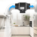 220V Ventole di Scarico Per Uso Domestico Silenzioso Tubo In Linea Condotto Ventilatore Estrattore Parete Aria Pulita Ventilatore per Cucina Bagno Wc 220m3/h