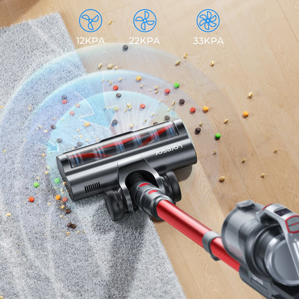 500W 38000PA Cordless Vacuum Cleaner Portable Smart Home Appliance 55 Min Run Time Removable Battery Wireless