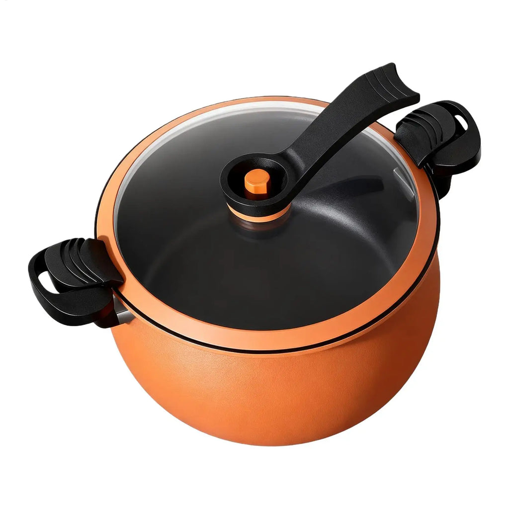 Großer Antihaft-Multifunktions-Schnellkochtopf mit transparentem Deckel, Slow Cooker zum Kochen