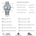 PAGANI DESIGN DD36 Oro Verde V2 Mechanische Herrenuhren Luxus-Automatikuhr für Herren 2026 Neue Armbanduhr mit Saphirglas AR