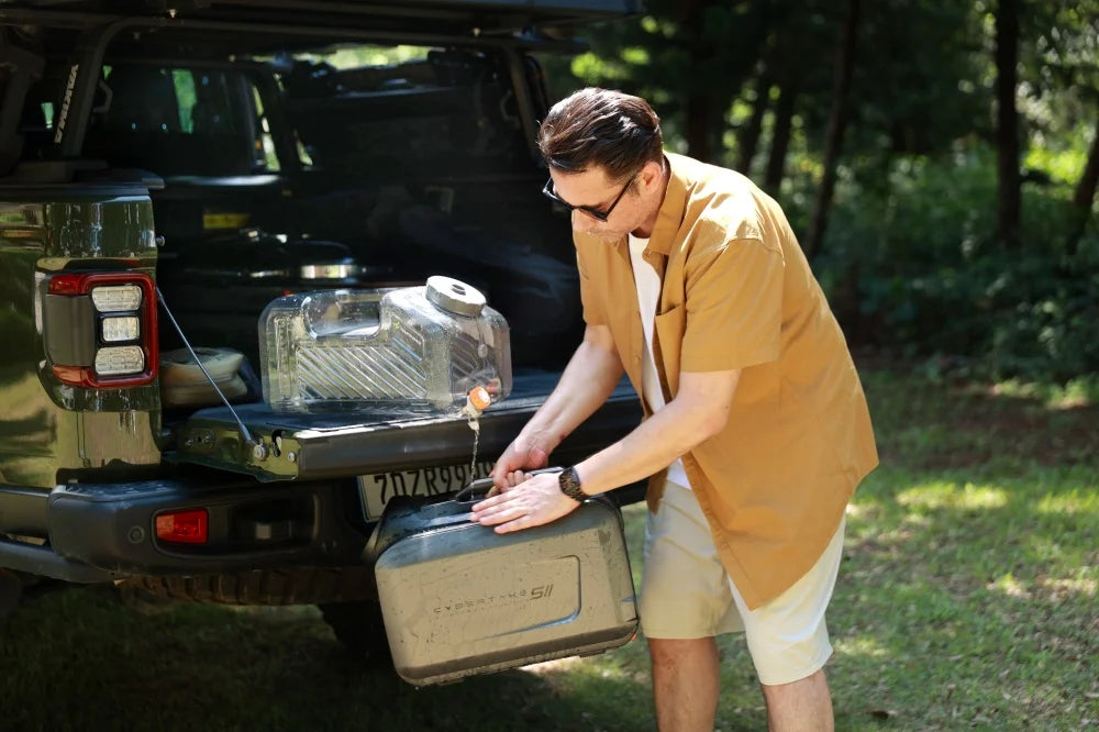 Cybertake S2 Pro Portable Klimaanlage, 5100 BTU Kühlen und 6100 BTU Heizen, Energieklasse A 2.9 EER, leises AC-Gerät mit 4 Modi, wasserdicht IPX4 für Camping, Wohnmobile, Zelte