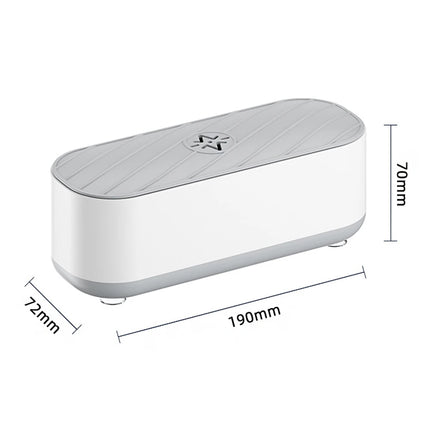 Ultrasonic Cleaning Machine with USB Rechargeable or Battery-Powered Mode, High-Frequency Vibration Cleaner for Jewelry and Glasses