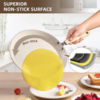 Padelle per pancake Padella antiaderente Pentole Utensili da cucina Friggere Cottura Fornello a induzione Fornello da forno Attrezzi da campeggio