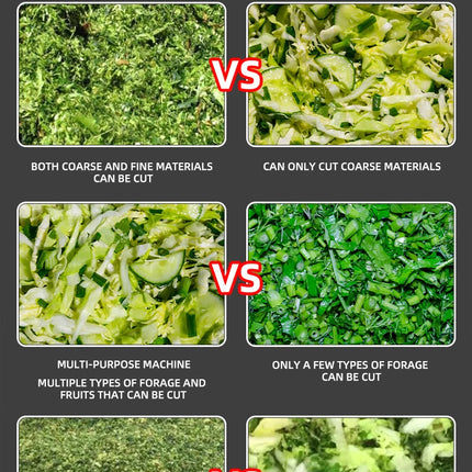 Electric Vegetable Shredder for Chicken Feed, Feed Chopper Machine, Vegetable Shredder for Poultry