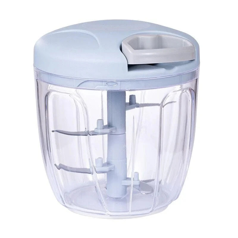 500/900 ml manueller Zerkleinerer mit Seil, Küchenmaschine, Silcer-Häcksler, Salatzubereiter, Knoblauch-Zwiebelschneider, Küchenutensilien