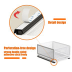 Organizzatore per armadietto estraibile, cassetto robusto con rulli, organizer per armadietto, organizer per cassetti, accessori da cucina, ripostiglio da cucina, adatto per articoli di varie dimensioni, utensili da cucina, u