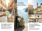 Ventilatore portatile a spruzzo, potente mini ventilatore da tavolo USB, flusso d'aria a 3 velocità, perfetto per casa, ufficio, camera da letto e viaggi all'aperto.