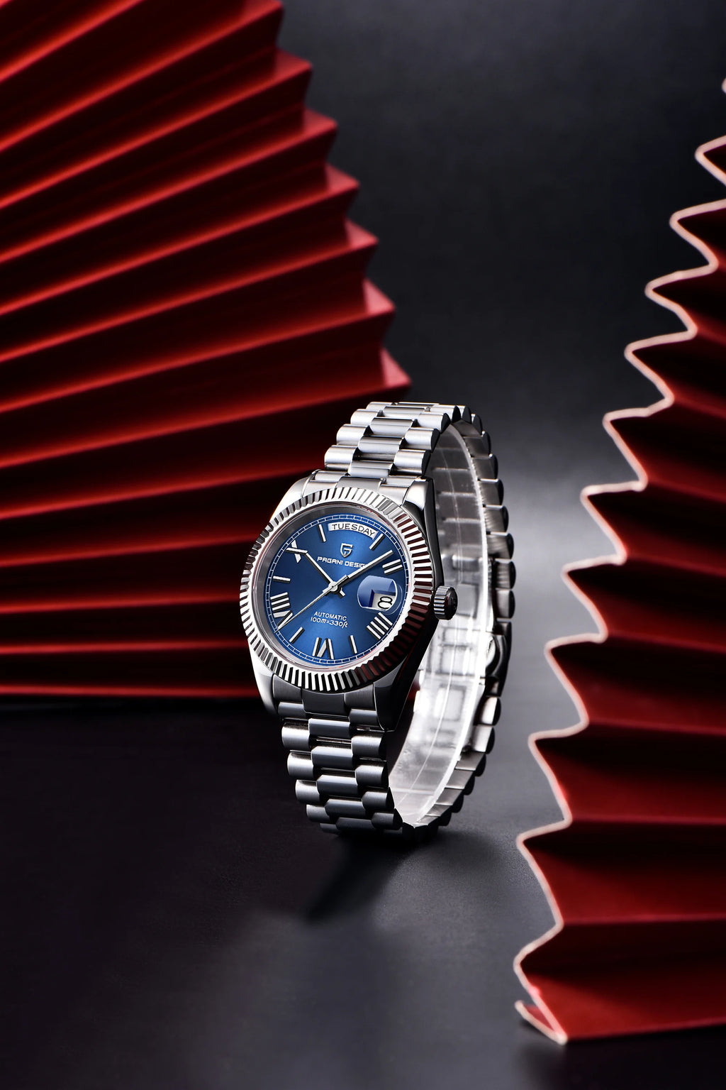2026 Nuovo PAGANI DESIGN Oro rosa DD40 Orologio automatico di lusso da uomo Orologi da polso meccanici da uomo Giappone NH36A AR Vetro zaffiro