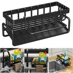 Stendino per lavello multifunzionale Salvaspazio Porta spugna antiruggine Organizzatore per lavello da cucina Organizzazione da appoggio per lavello