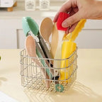 1Pc Cipolla Zenzero Aglio Scaffale Da Cucina Appeso A Parete Condimenti Spezie Verdura Frutta Rack di Stoccaggio Cestino di Scarico A Parete Punch-Free