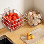 1Pc Cipolla Zenzero Aglio Scaffale Da Cucina Appeso A Parete Condimenti Spezie Verdura Frutta Rack di Stoccaggio Cestino di Scarico A Parete Punch-Free