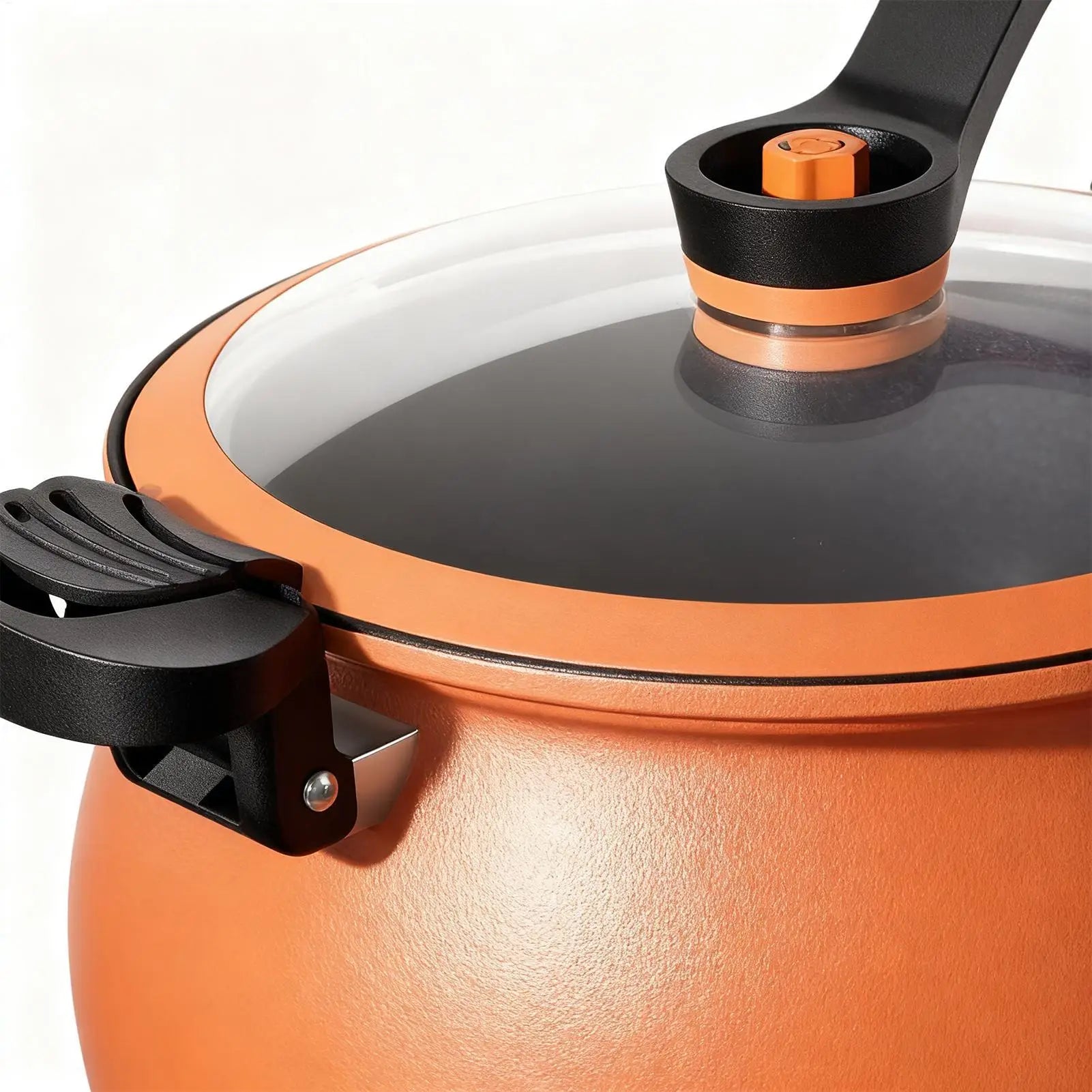 Großer Antihaft-Multifunktions-Schnellkochtopf mit transparentem Deckel, Slow Cooker zum Kochen