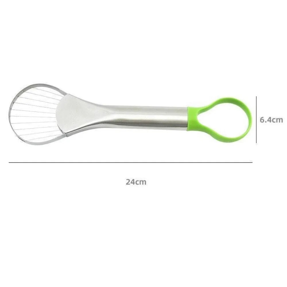 2-in-1 Avocado-Messer aus Edelstahl, Avocado-Schneider, Kiwi-Schälmesser, Salatschneider, Schäler, Küchen-Gadgets, Obst- und Gemüsewerkzeuge
