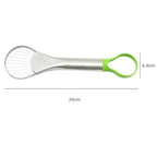 2-in-1 Avocado-Messer aus Edelstahl, Avocado-Schneider, Kiwi-Schälmesser, Salatschneider, Schäler, Küchen-Gadgets, Obst- und Gemüsewerkzeuge