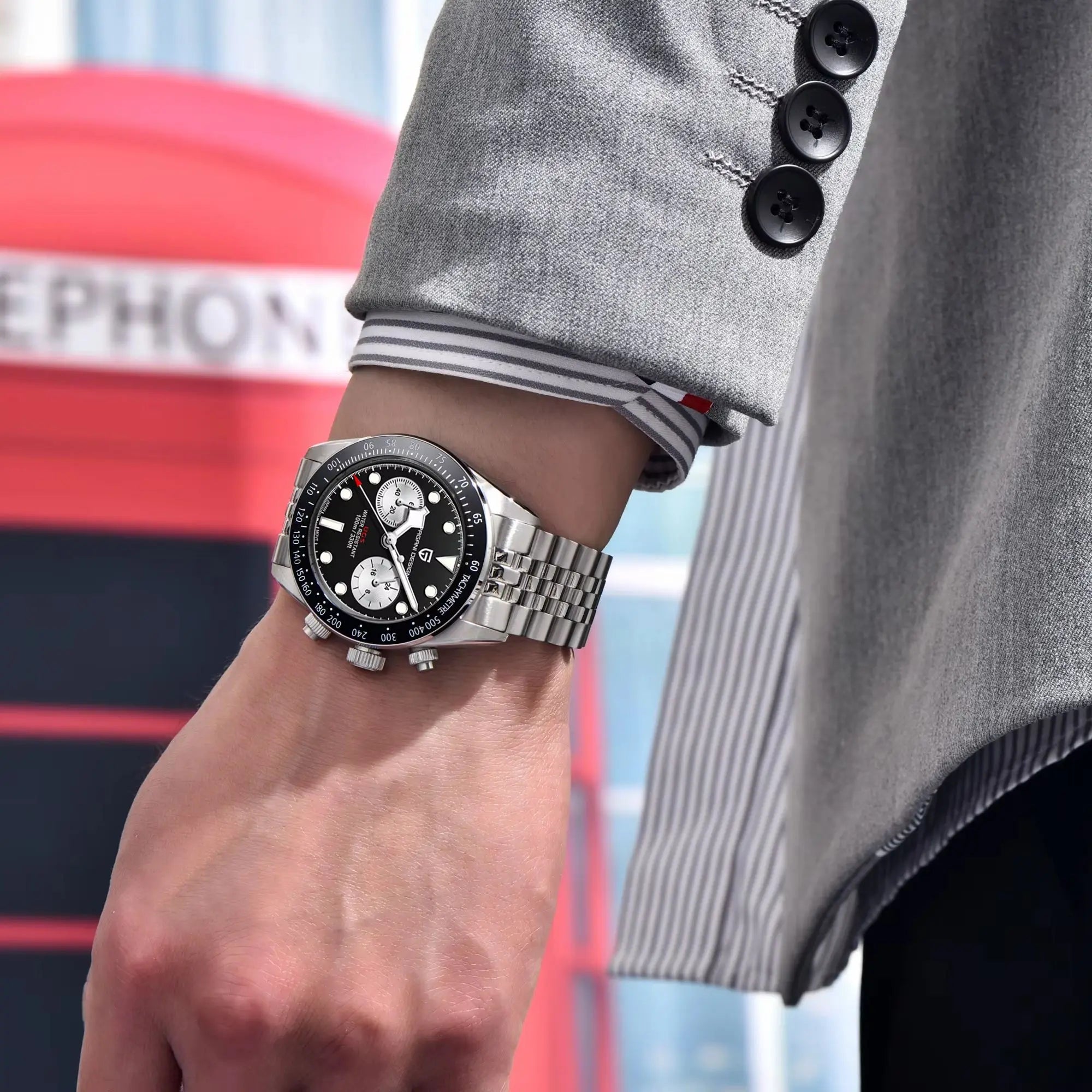 Nuovo Orologio da Uomo PAGANI DESIGN BB Panda 2026, Orologio al Quarzo di Lusso Retrò, Cronografo Sportivo da Polso, Impermeabile 100M, Luminoso
