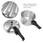 3-Liter-Aluminiumlegierung-Schnellkochtopf, 18 cm Mini-Schnellkochtopf mit 3-Liter-Boden für Gasherd, 3-Liter-Aluminiumlegierung-Schnellkochtopf