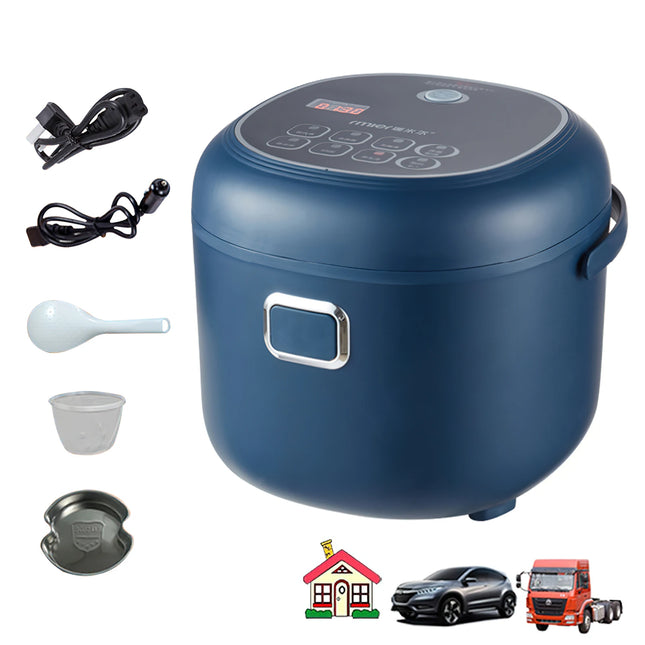 Electric Automatic Rice Cooker for Household Use, 2L Non-Stick Kitchen Machine, Food Warmer and Steamer for Sushi and Home Use