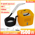 HIEE Tragbarer Dampfreiniger 1500W, 1200ML Hohe Temperatur, Reiniger für Küchenabzugshauben, Tiefenreinigung und Desinfektion, Elektrischer Dampfreiniger