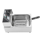 Friggitrice Elettrica Commerciale 6L 2500W 220V Euro Plug