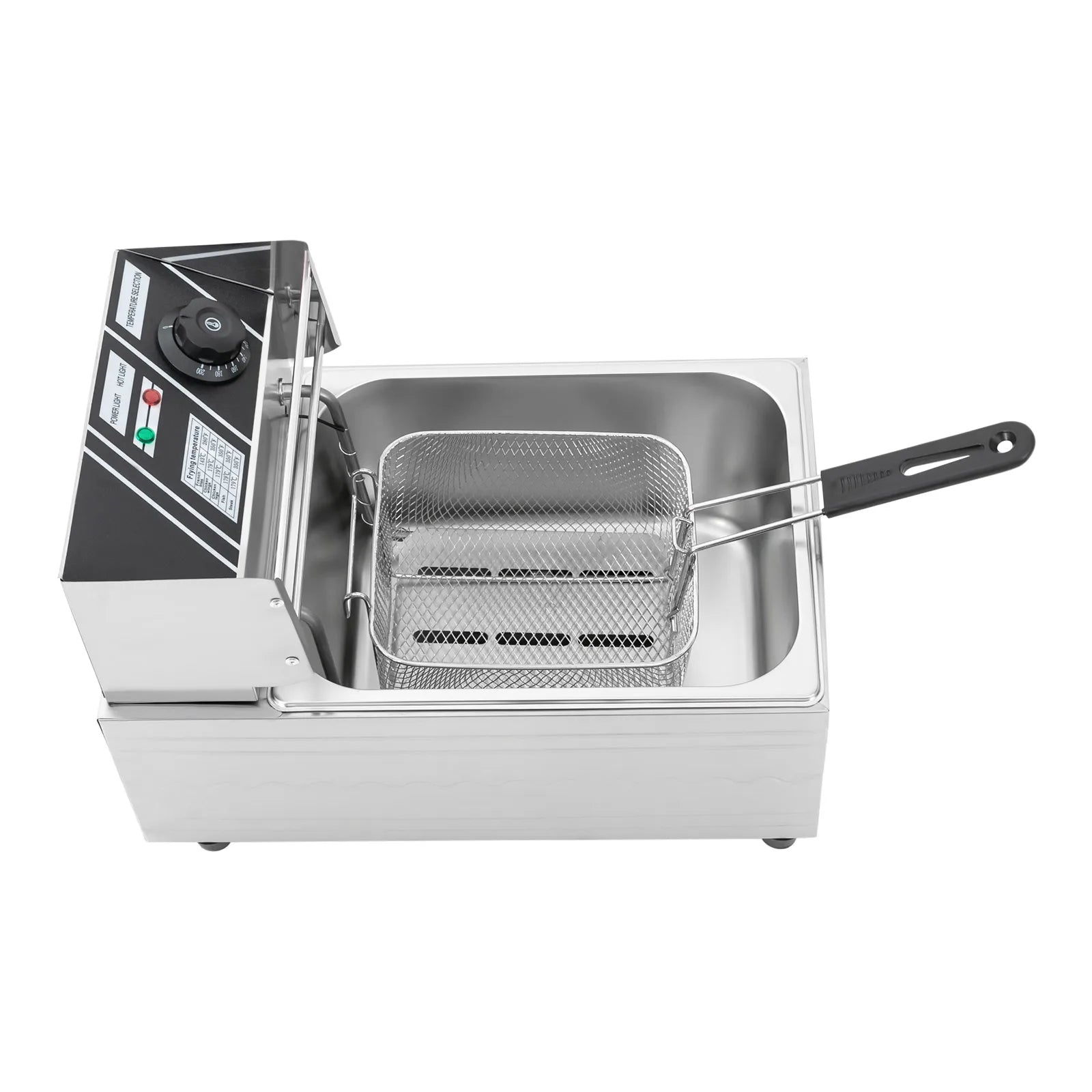 Friggitrice Elettrica Commerciale 6L 2500W 220V Euro Plug