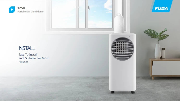 Condizionatore d'Aria Portatile 12000BTU con Funzione di Raffreddamento e Riscaldamento per Casa e Stanze