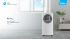 Condizionatore d'Aria Portatile 12000BTU con Funzione di Raffreddamento e Riscaldamento per Casa e Stanze