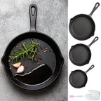 3PC Padella In Ghisa Wok Antiaderente A Nido D'ape Pentola Casa bistecca padella Stufa A Gas Pentola A Induzione Pentole Da Cucina 16/20/26 centimetri