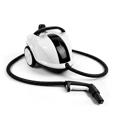 Podofo Pulitore a Vapore Elettrico 2000W, Alta Pressione e Temperatura 5 Bar, Sterilizzazione e Disinfezione, Pulitore a Vapore per Auto con Caldaia in Acciaio Inox da 2.0L, Senza Prodotti Chimici, Igienizzante per Pavimenti