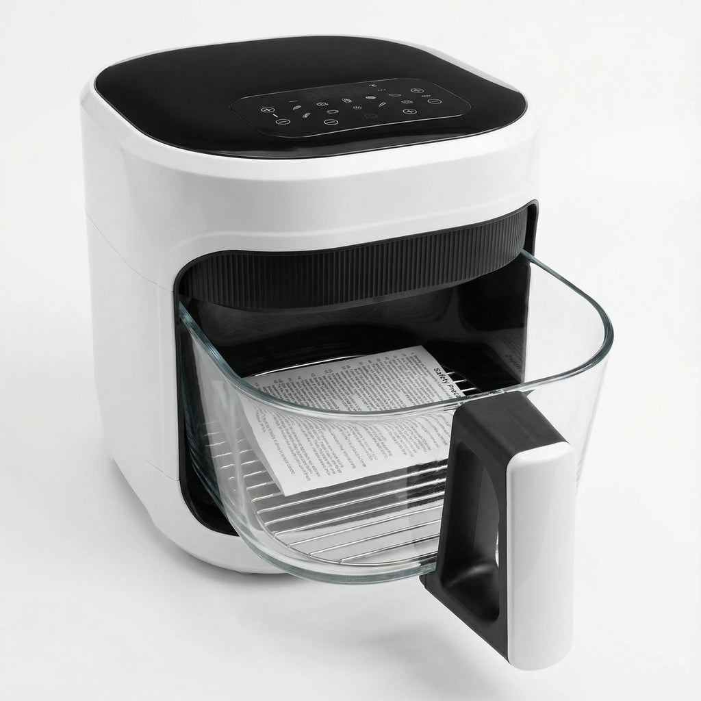 Friggitrice ad Aria Podofo 5L 1350W con Controllo Touch in Vetro