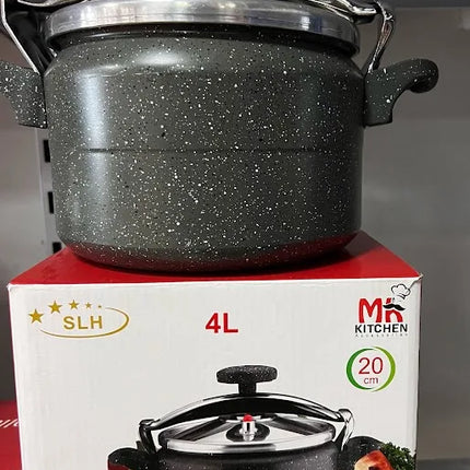 Pentola a pressione a induzione MR, pentola a pressione universale in granito 4L 6L 8L 10L