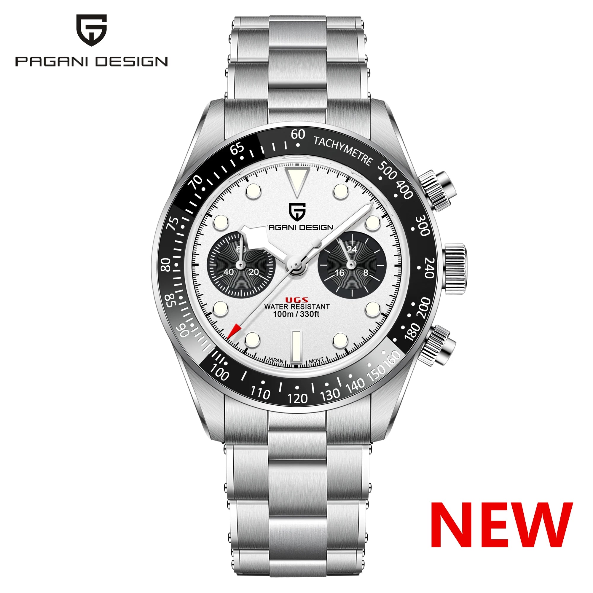 Neue PAGANI DESIGN BB Panda 2026 Herrenuhr, Retro Luxus-Quarzuhr, Sport-Chronograph, 100M wasserdicht, leuchtend