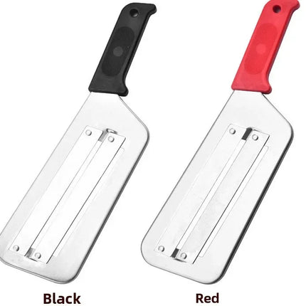 Affettatrice per Verdure in Acciaio Inox, Utensile Multifunzione per Tagliare e Sminuzzare Cavolo, Lattuga, Carote e Cipolle per Preparazione in Cucina