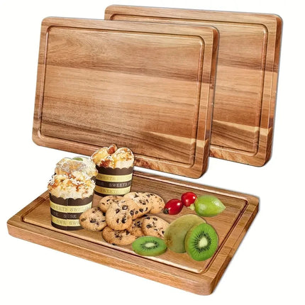 Wooden Cutting Board Beech Walnut Chopping Board Cheese Board Butcher Block Cutting Board Meat for Kitchen Utensils