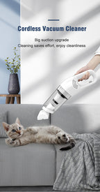 Kabelloser Mini-Handstaubsauger, Handheld-Reiniger, leistungsstarke Reinigungsmaschine, Haushaltsgerät für Auto, Staub, Tierhaare, USB-Aufladung