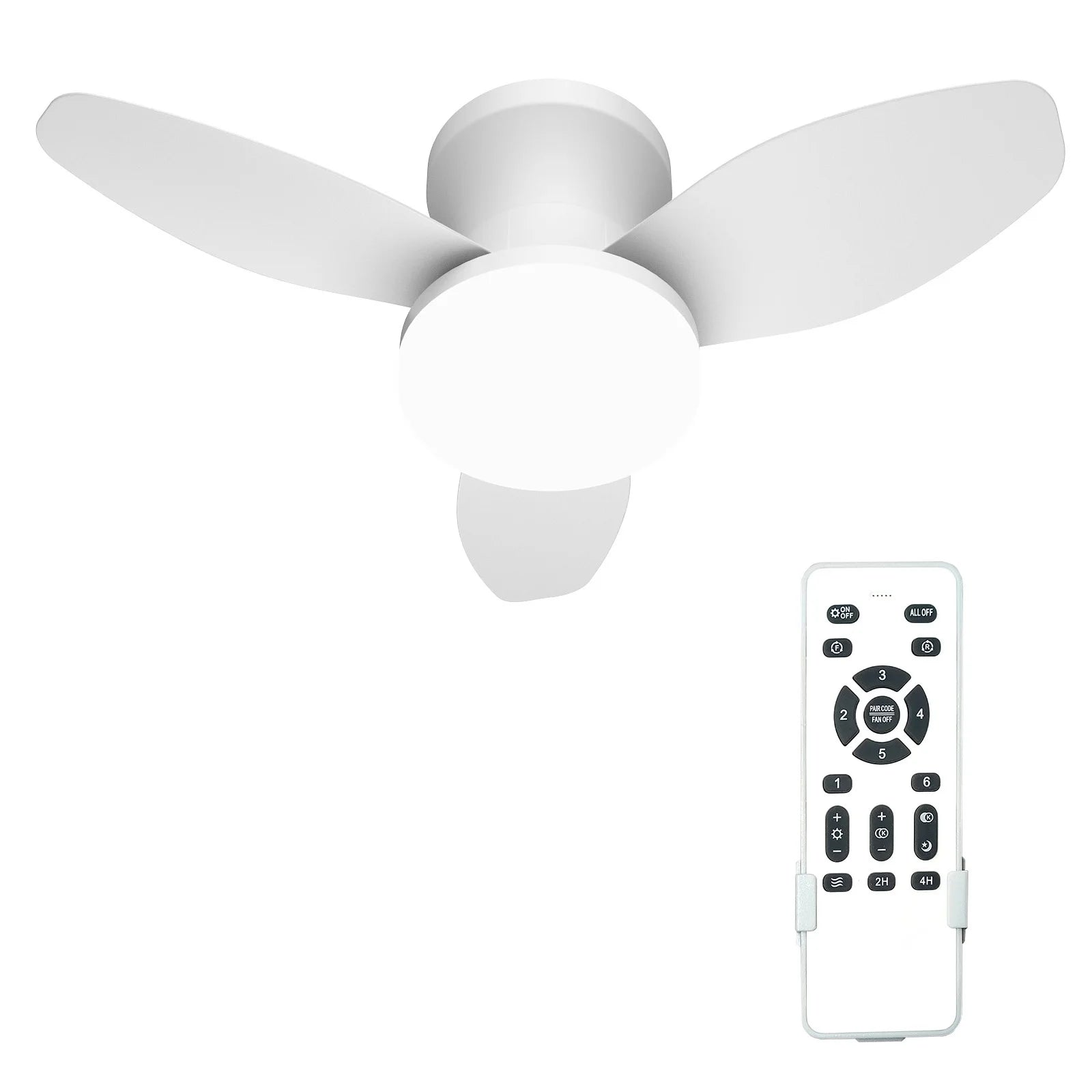 Ventilatore da Soffitto Moderno con Luci, Motore DC Silenzioso, Telecomando