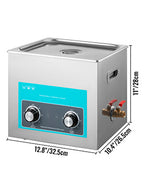 SucceBuy 3L 6L 10L 15L 22L 30L Elektrischer Ultraschallreiniger Tragbare Waschmaschine Ultraschall-Geschirrspüler für Zuhause und Büro