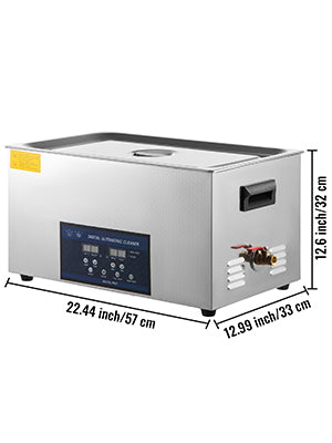 SucceBuy 10L 30L Ultraschallreiniger 28/40khz Doppelfrequenz Digital Tragbar Waschmaschine Ultraschallreiniger Haushaltsgerät