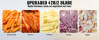 SucceBuy Professioneller Lebensmittelzerkleinerer für Obst, Gemüse, gewerblicher Kattex Pommes-Frites-Schneider, Zwiebelschneider aus Edelstahl