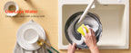 SucceBuy Set di pentole antiaderenti da 17 pezzi Set di pentole e padelle in granito Set di pentole a induzione Set da cucina con padella per salsa fritta