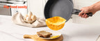 SucceBuy Set di pentole antiaderenti da 17 pezzi Set di pentole e padelle in granito Set di pentole a induzione Set da cucina con padella per salsa fritta