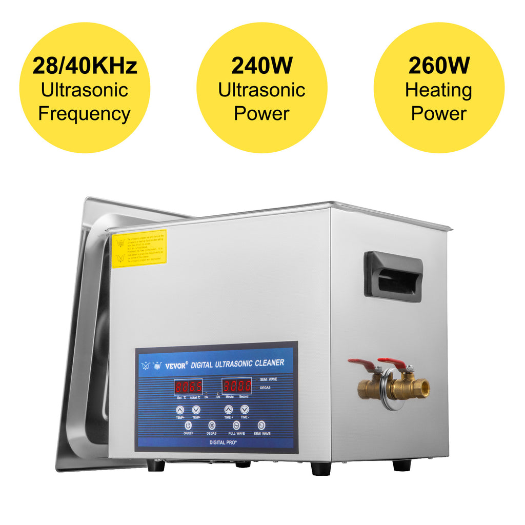 SucceBuy 10L 30L Ultraschallreiniger 28/40khz Doppelfrequenz Digital Tragbar Waschmaschine Ultraschallreiniger Haushaltsgerät