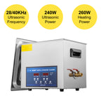 SucceBuy 10L 30L Ultraschallreiniger 28/40khz Doppelfrequenz Digital Tragbar Waschmaschine Ultraschallreiniger Haushaltsgerät