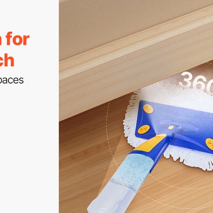 SucceBuy Spray Mop with 3 Washable Pads, 27oz Refillable Water Tank for Wet and Dry Cleaning of Household Floors for Tile/Vinyl/Wood