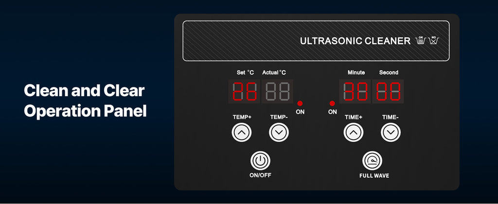 SucceBuy Ultraschallreiniger 6L 10L 15L 30L aus Edelstahl, Ultraschallreinigungsmaschine für Uhren, Rasierer, Schmuck, Münzen