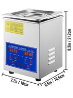 SucceBuy 1.3L 2L 3L 6L 10L 15L 22L 30L Ultraschallreiniger Tragbare Spülmaschine Waschmaschine Ultraschallreinigungsgeräte für den Haushalt